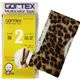 (まとめ買い)GONTEX 膝貼足2+ GTCT019HLP ヒョウ柄 幅10cm×長さ55cm 膝や太腿サポート用カットテープ×5セット