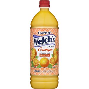 （まとめ買い）【ケース販売】Welch's(ウェルチ) オレンジ ホテル・レストラン用 1000ml×8本×2セット