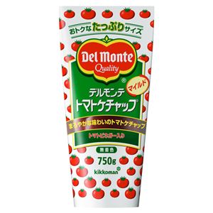 （まとめ買い）デルモンテ トマトケチャップ マイルド 無着色 750g×14セット