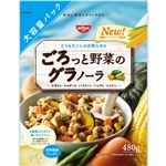 （まとめ買い）日清シスコ ごろっと野菜のグラノーラ 480g×8セット