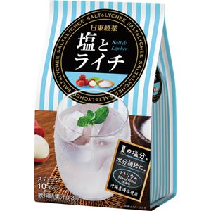 （まとめ買い）日東紅茶 塩とライチ 10本入り(9.9g×10本)×15セット - 拡大画像