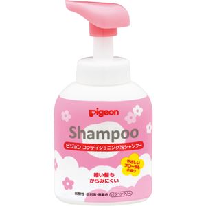（まとめ買い）ピジョン コンディショニング泡シャンプー やさしいフローラルの香り 350ml×4セット - 拡大画像