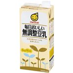 （まとめ買い）【ケース販売】マルサンアイ 毎日おいしい無調整豆乳 1000ml×6本×3セット