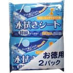 （まとめ買い）除菌ができる!水拭きシート フローリングワイパー用(各社共通タイプ) お徳用 20枚入×2パック×10セット