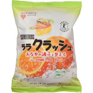 （まとめ買い）【ケース販売】蒟蒻畑 ララクラッシュ オレンジ味 24g×8個入×12袋×4セット