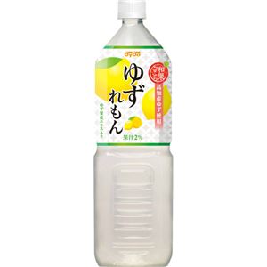 【ケース販売】ダイドー 和果ごこち ゆずれもん 1.5L×8本