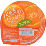 （まとめ買い）【ケース販売】【期間限定】ブルボン くだものいっぱいゼリーみかん 160g×12個×3セット