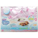 （まとめ買い）【数量限定】枕付きひえひえジェルマット 抗菌 S ピンク×2セット