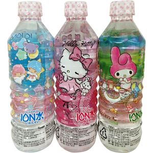 （まとめ買い）【ケース販売】ブルボン サンリオイオン水  500ml×24本×2セット