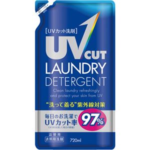 （まとめ買い）UVカット衣料用洗剤 詰替用 720ml×5セット - 拡大画像