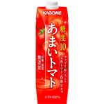 （まとめ買い）【ケース販売】カゴメ あまいトマト 砂糖・食塩無添加 1000g×6本×2セット