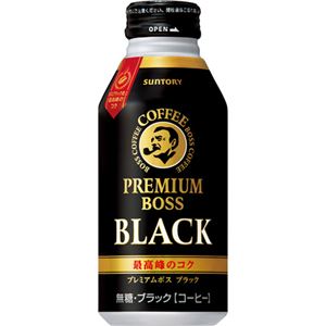 （まとめ買い）【ケース販売】サントリー BOSS(ボス) プレミアムボス ブラック 400g×24本×2セット