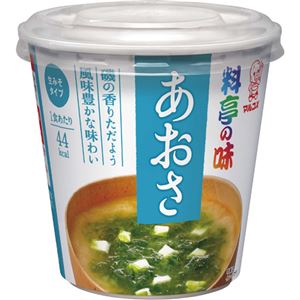 （まとめ買い）【ケース販売】マルコメ カップ 料亭の味 あおさ 1食×6個×8セット