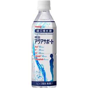 （まとめ買い）【ケース販売】明治 アクアサポート 500ml×24本×2セット