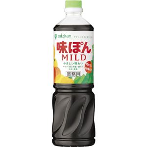 （まとめ買い）ミツカン 味ぽんMILD 1L×10セット