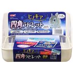 （まとめ買い）ヒノキア 四角ラビレット消臭セット ミルキーホワイト×2セット