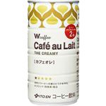 【ケース販売】伊藤園 Wcoffee カフェオレ 185g×30本