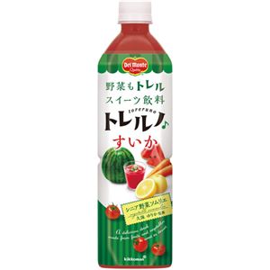 【ケース販売】デルモンテ 野菜もトレルスイーツ飲料 トレルノ すいか 900g×12本