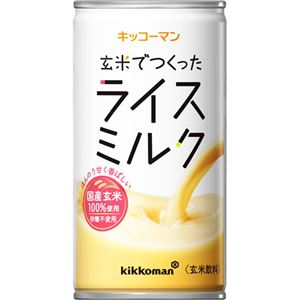 【ケース販売】キッコーマン 玄米でつくったライスミルク 190g×30本