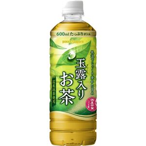 【ケース販売】ポッカサッポロ 玉露入りお茶 600ml×24本