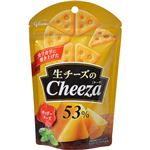 （まとめ買い）【ケース販売】グリコ 生チーズのチーザ チェダーチーズ 40g×10袋×8セット