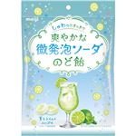 （まとめ買い）【ケース販売】明治 爽やかな微発泡ソーダのど飴 85g×6袋×3セット