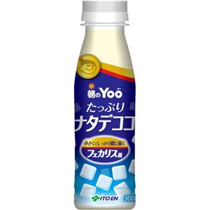 【ケース販売】朝のYoo(ヨー) たっぷり食感ナタデココ 300g×24本