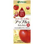 【ケース販売】ビタミンフルーツ スーパーフルーツMix アップル&カムカム 200ml×24本