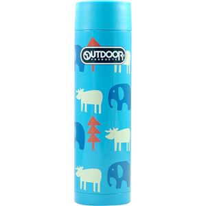 （まとめ買い）アウトドアプロダクツ ステンレスボトル 314-029 アニマルファンシー ブルー 300ml×2セット