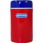 （まとめ買い）アウトドアプロダクツ スープポット 314-607 レッド L 500ml×2セット