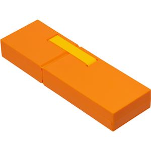 （まとめ買い）ナカバヤシ ディスプレイペンケース Mサイズ オレンジ PCN-DP02OR×5セット - 拡大画像