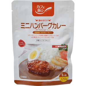 （まとめ買い）カフェ飯シ ミニハンバーグカレー 120g×12セット