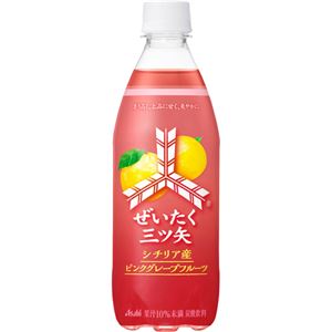 【ケース販売】ぜいたく三ツ矢 シチリア産ピンクグレープフルーツ 500ml×24本