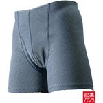 （まとめ買い）SIDO(シドー) 包帯パンツ ゴムなしボクサー ネイビー M×2セット