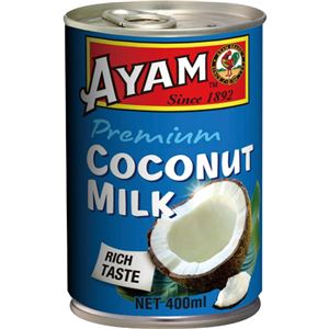 （まとめ買い）アヤム ココナッツミルク プレミアム 400ml×8セット - 拡大画像