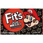 （まとめ買い）【ケース販売】ロッテ フィッツ マリオの無敵スター味(ジンジャーエール) 12枚×10個×14セット