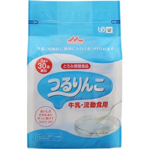 （まとめ買い）つるりんこ 牛乳・流動食用 3g×30本×7セット