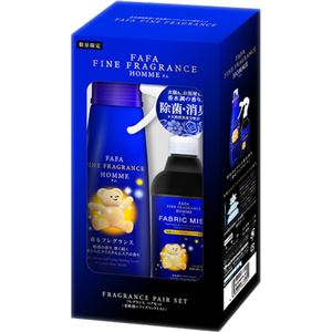 （まとめ買い）【数量限定】ファーファ ファインフレグランス オム フレグランスペアセット(柔軟剤600ml+ファブリックミスト250ml)×5セット