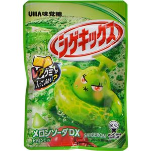 （まとめ買い）【ケース販売】UHA味覚糖 シゲキックス メロンソーダDX 20g×10個×12セット