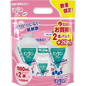 （まとめ買い）【数量限定】モンダミン センシティブ 1080ml×2本+250ml×4セット