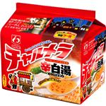 （まとめ買い）【ケース販売】チャルメラ 辛白湯ラーメン 5食パック×6個×2セット