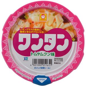 （まとめ買い）【ケース販売】ワンタン トムヤムクン味 31g×12個×5セット