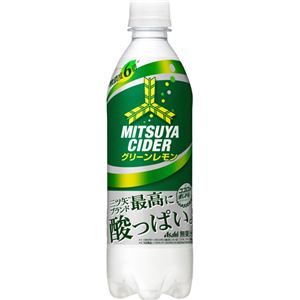 （まとめ買い）【ケース販売】三ツ矢サイダー グリーンレモン 500ml×24本×2セット