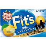 （まとめ買い）【ケース販売】ロッテ フィッツ 太陽のソルティシトラス味 12枚×10個×14セット