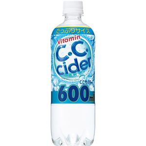 【ケース販売】サントリー CCサイダー 600ml×24本