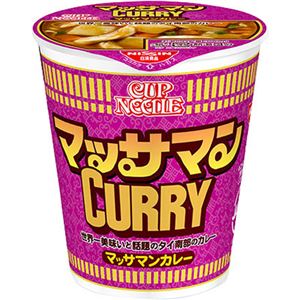 （まとめ買い）【ケース販売】日清 カップヌードル マッサマンカレー 80g×20個×2セット