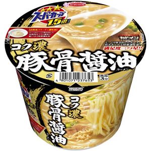 （まとめ買い）【ケース販売】三つ星スーパーカップ1.5倍 コク濃豚骨醤油ラーメン 111g×12個×5セット