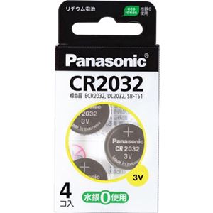 （まとめ買い）パナソニック コイン型リチウム電池 CR2032 4個入×4セット