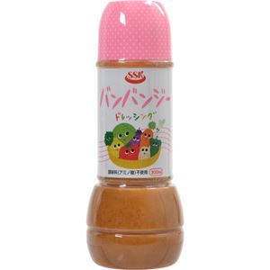 （まとめ買い）SSK バンバンジードレッシング 調味料(アミノ酸)不使用 300ml×8セット