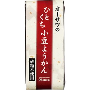 （まとめ買い）オーサワのひとくち小豆ようかん 1本×26セット